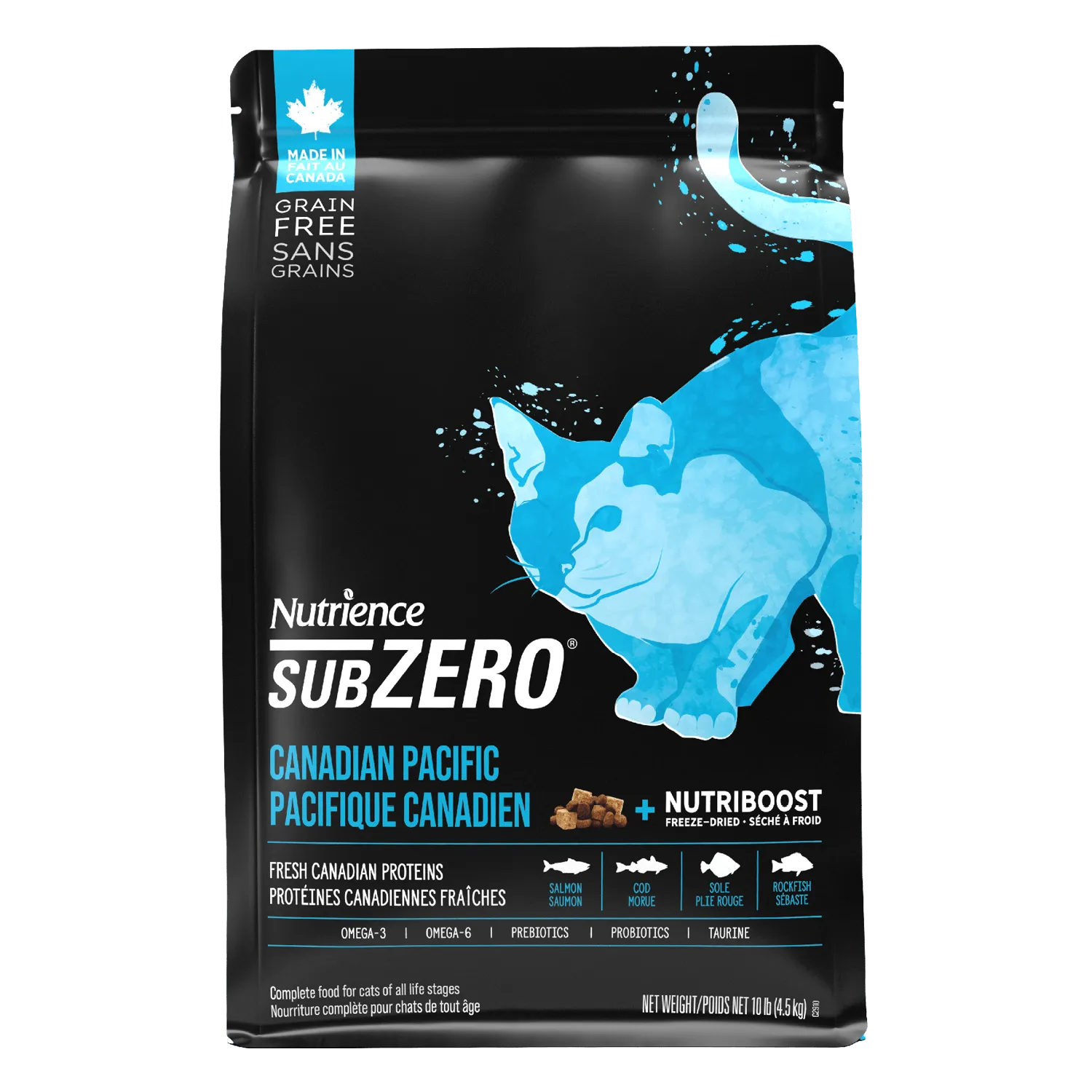 Nutrience Grain Free Cat Food SubZero Canadian Pacific