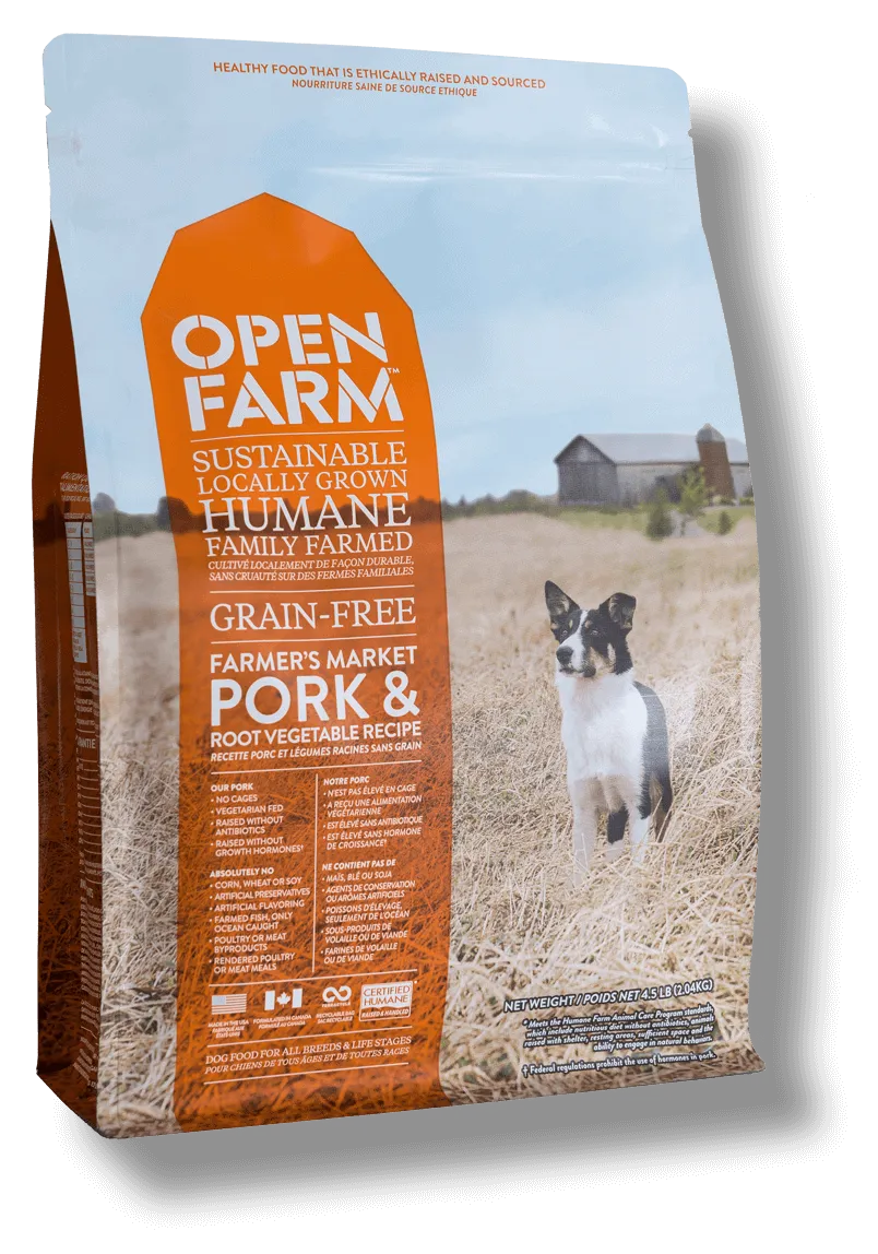 OPEN FARM Grain-Free Farmer's Market Pork & Root Vegetable Recipe for Dogs