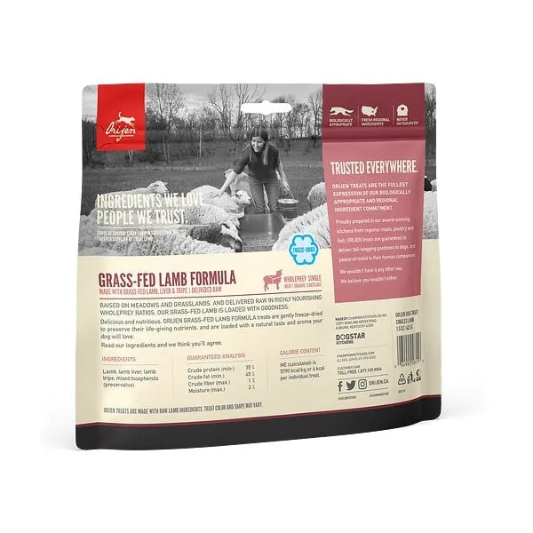 ORIJEN Freeze Dried Grass Fed Lamb Dog Treats