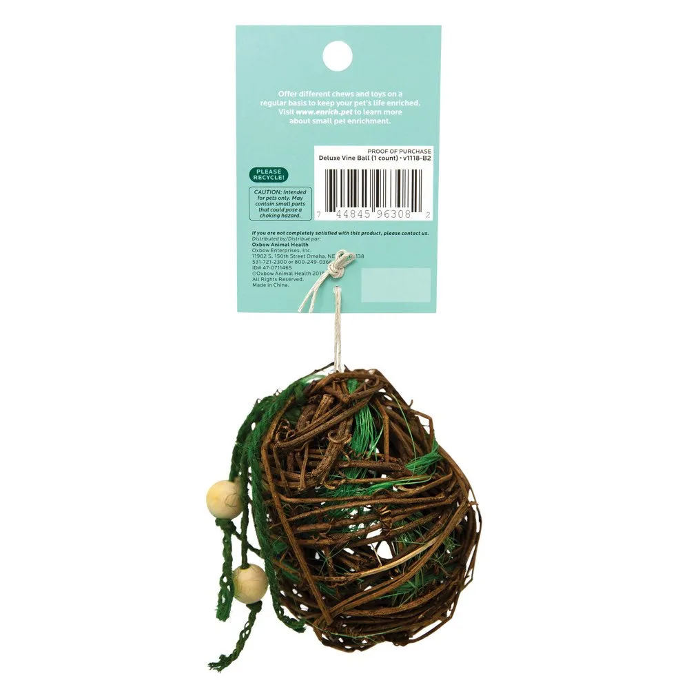 Oxbow Enriched Life Deluxe Vine Ball For Small Animals