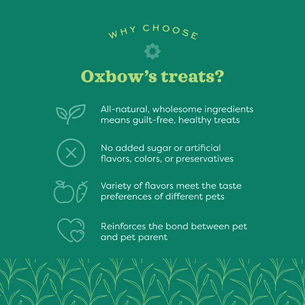 Oxbow Simple Rewards Baked Treats with Bell Peppers