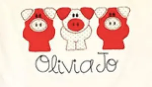 Piglet Row Appliqu**DESIGN ONLY**