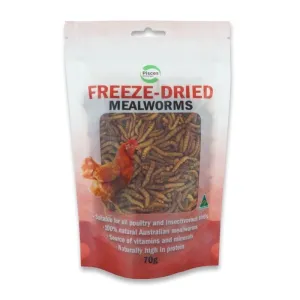 Pisces Freeze Dried Mealworms for Poultry 70g