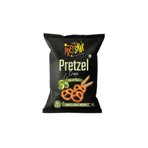 Pretsnak Pretzel Crisps Olive and Thyme – Gourmet Herb Flavored Snacks
