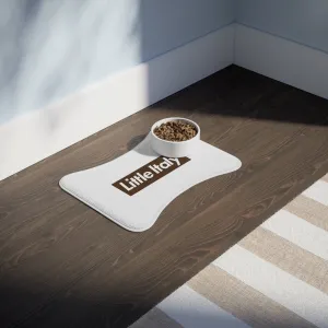 "Little Italy" Bone or Fish Shaped Dog or Cat Feeding Mat