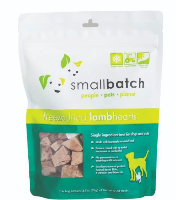 Small Batch Freeze Dried Lamb Heart 3.5oz