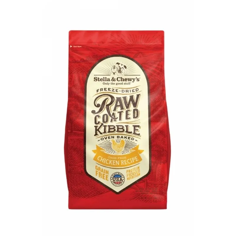 Stella & Chewy's - Freeze Dried Raw Coated Kibble - Oven Baked (Cage-Free Chicken Recipe)