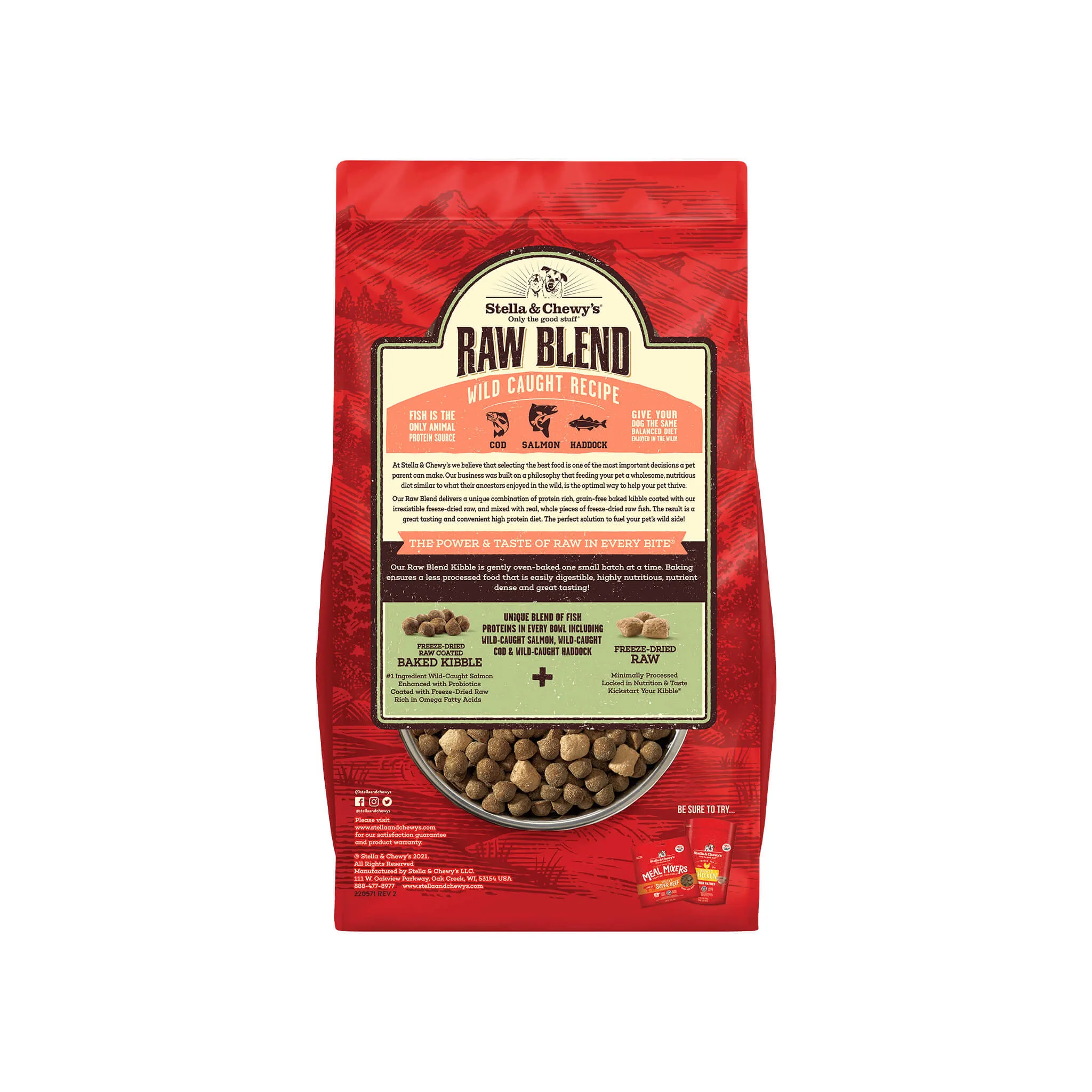 Stella & Chewy's Raw Blend Dry Dog Food