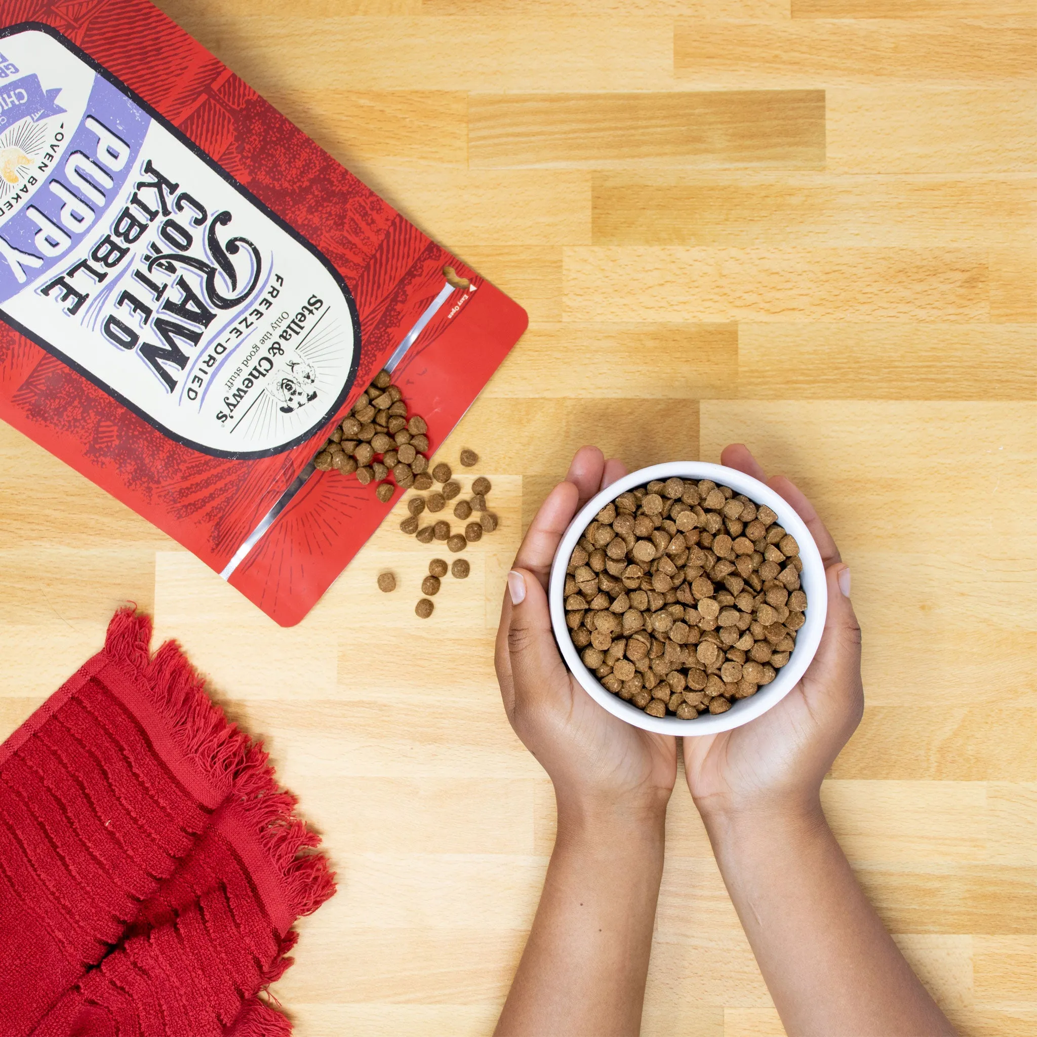 Stella & Chewy's Raw Coated Cage-Free Chicken Kibble for Puppies