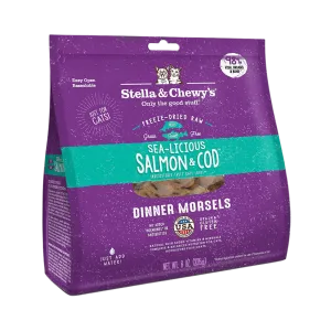 Stella & Chewy's Sea-Licious Salmon & Cod Dinner Freeze-Dried Cat Food