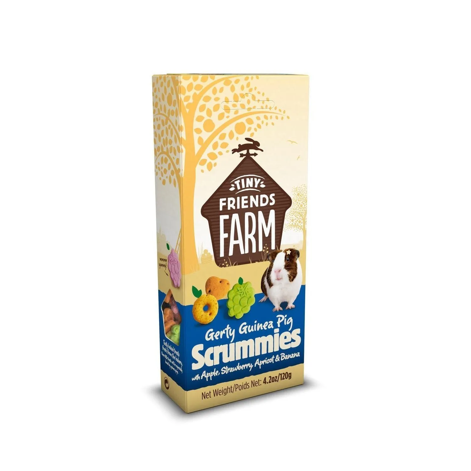 Supreme Tiny Friends Farm Gerty Guinea Pig Scrummies Treats 120g