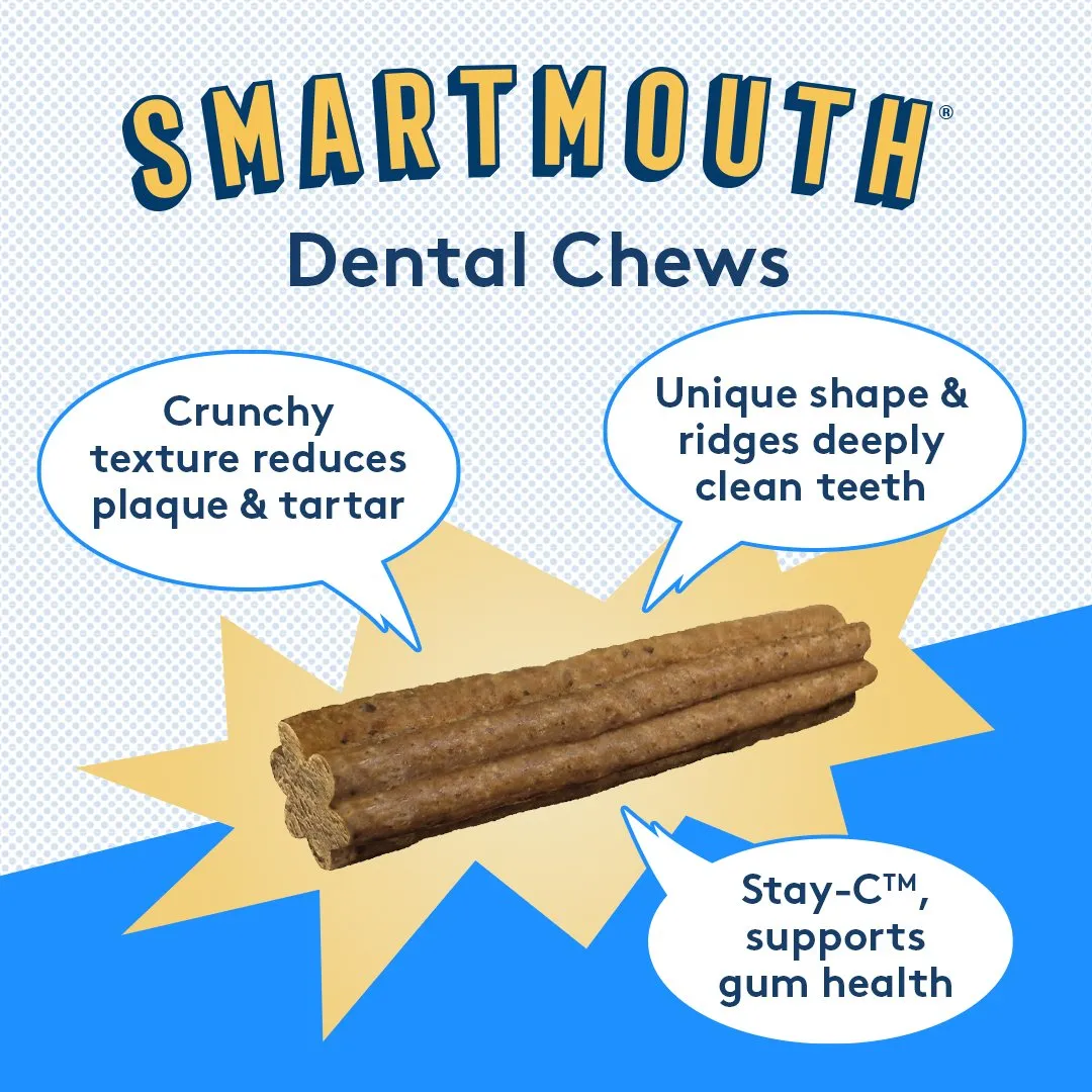 The Missing Link Smartmouth™ Dental Chews for Large/Extra Large Dogs 28 Count