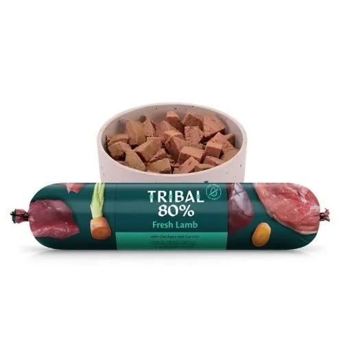 Tribal | Wet Dog Food & Treat | 80% Lamb Gourmet Pate Sausage - 750g