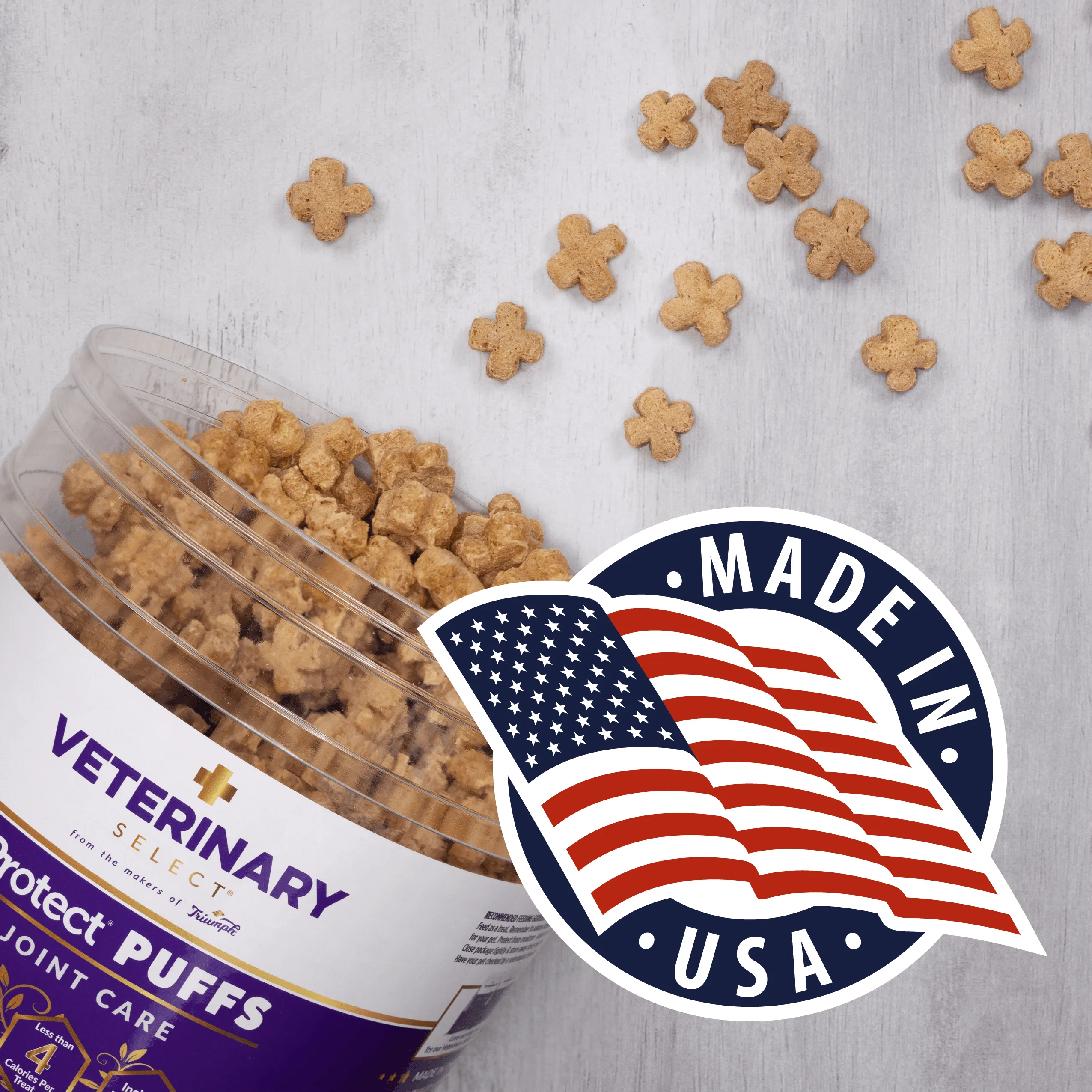 Veterinary Select Protect Puffs Joint Care Treats BULK