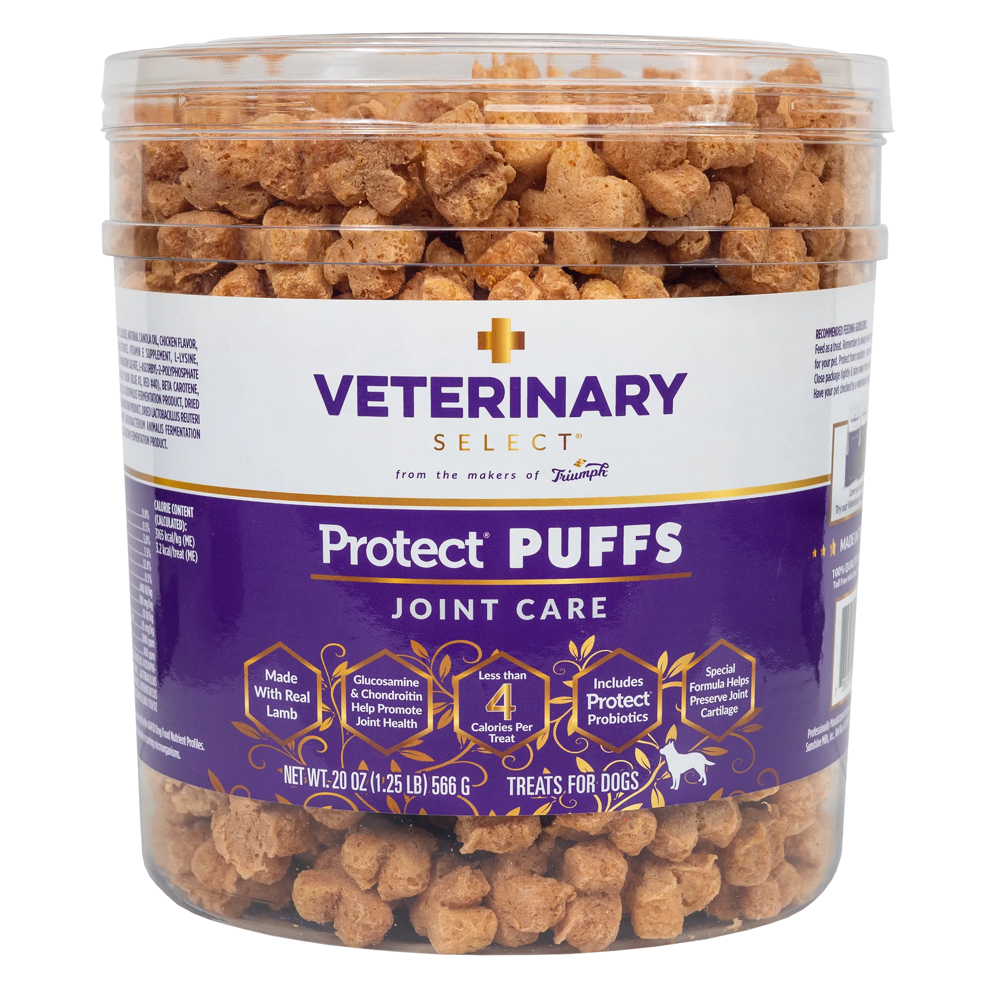 Veterinary Select Protect Puffs Joint Care Treats BULK