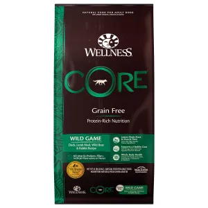 Wellness Core Grain Free Adult Wild Game Dry Dog Food 10kg
