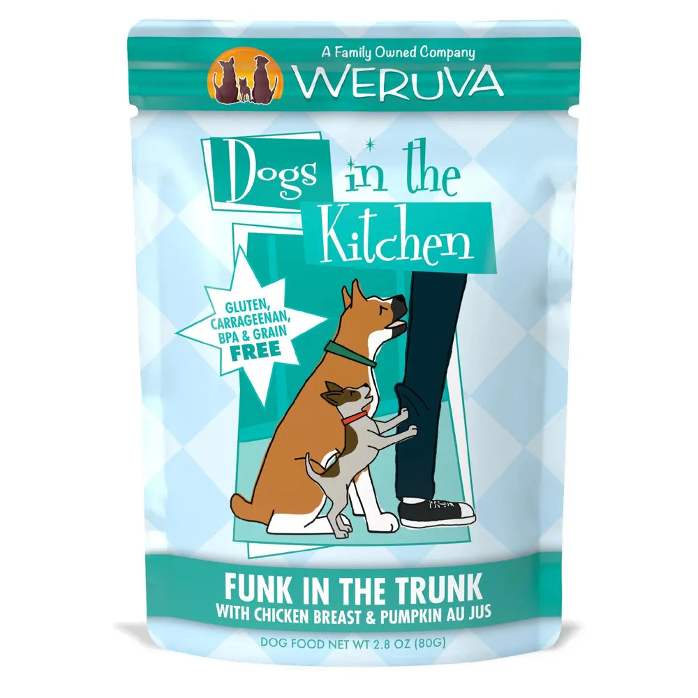 Weruva Kitchen Funk in the Trunk Chicken Breast & Pumpkin Au Jus Dog Food Pouch