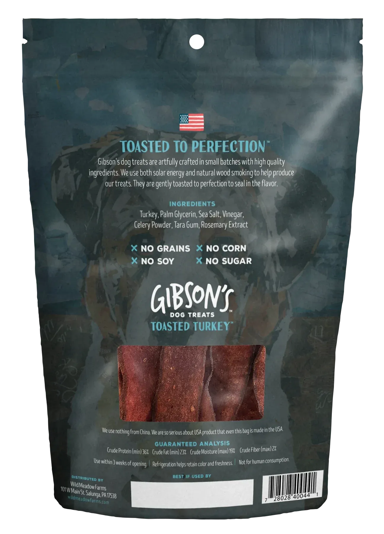 Wild Meadow Gibson's Toasted Turkey Jerky Dog Treats