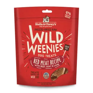 Wild Weenies Red Meat Recipe Freeze-Dried Raw Dog Treats